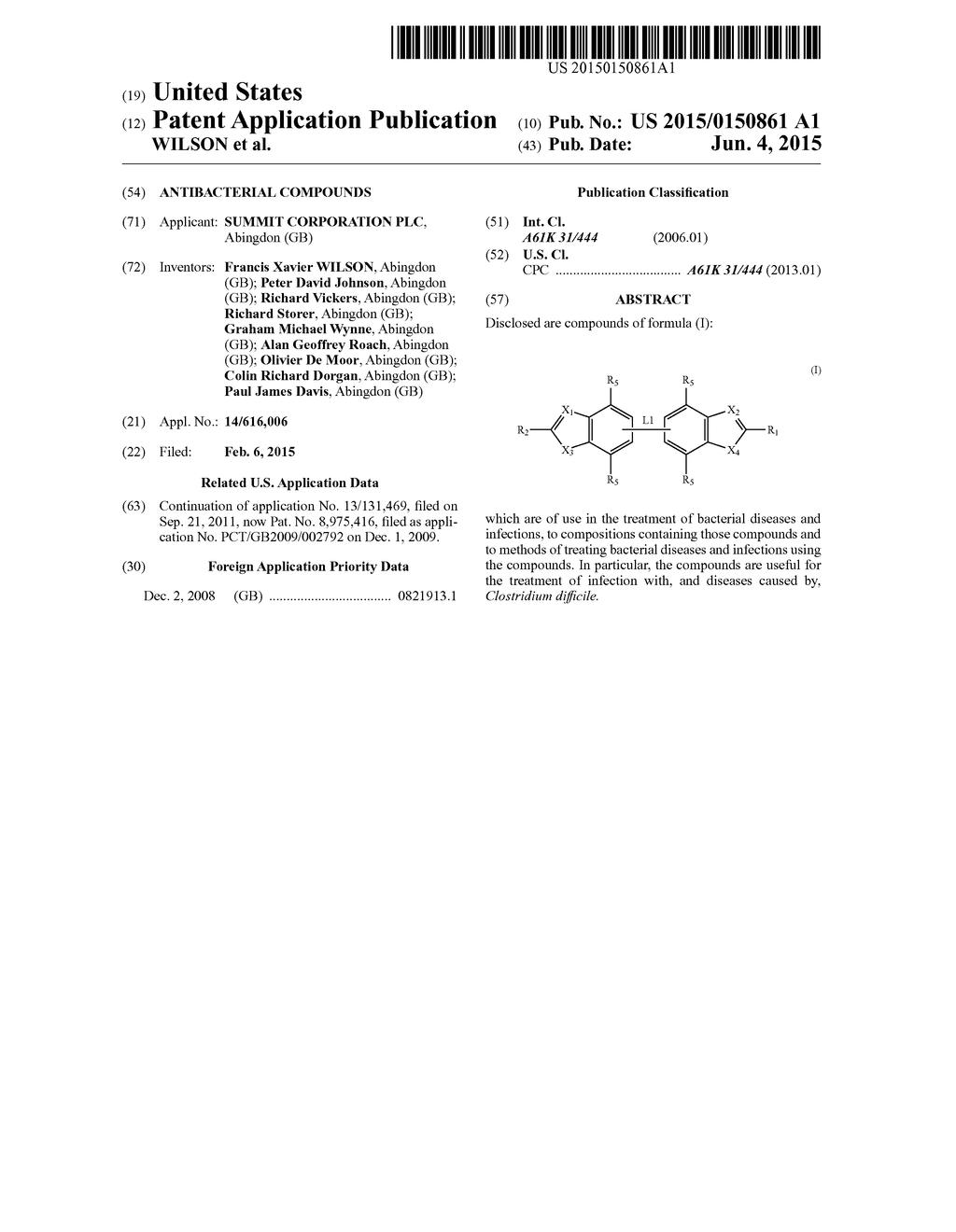 ANTIBACTERIAL COMPOUNDS - diagram, schematic, and image 01