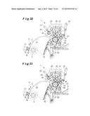 Apparatus for and method of winding-up a metal strip, and plant for     producing a metal strip windable into a coil diagram and image