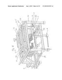 DEVICE FOR LAYERED STACKING A SUPPORT diagram and image