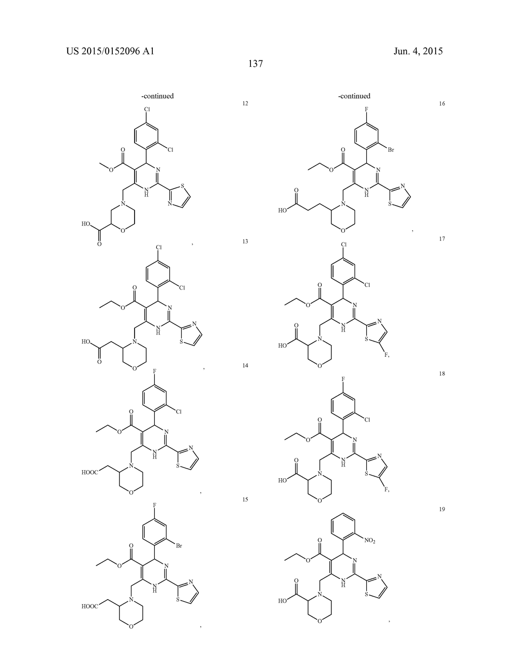 DIHYDROPYRIMIDINE COMPOUNDS AND THEIR APPLICATION IN PHARMACEUTICALS - diagram, schematic, and image 138