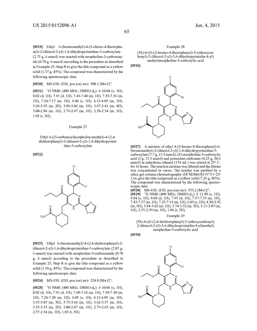 DIHYDROPYRIMIDINE COMPOUNDS AND THEIR APPLICATION IN PHARMACEUTICALS - diagram, schematic, and image 66