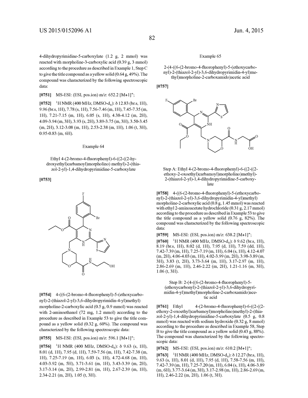 DIHYDROPYRIMIDINE COMPOUNDS AND THEIR APPLICATION IN PHARMACEUTICALS - diagram, schematic, and image 83