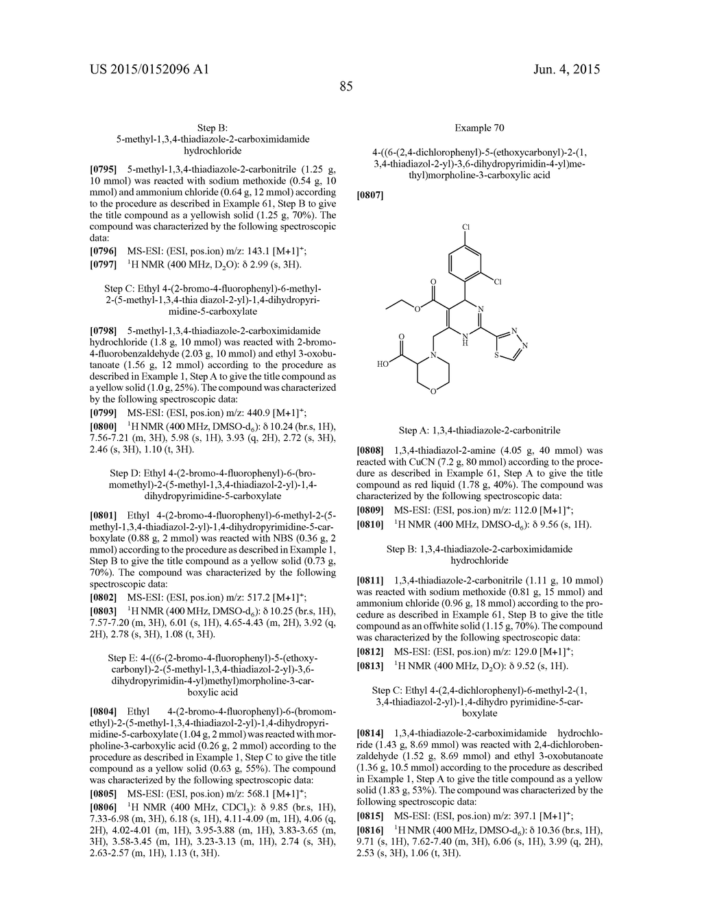 DIHYDROPYRIMIDINE COMPOUNDS AND THEIR APPLICATION IN PHARMACEUTICALS - diagram, schematic, and image 86