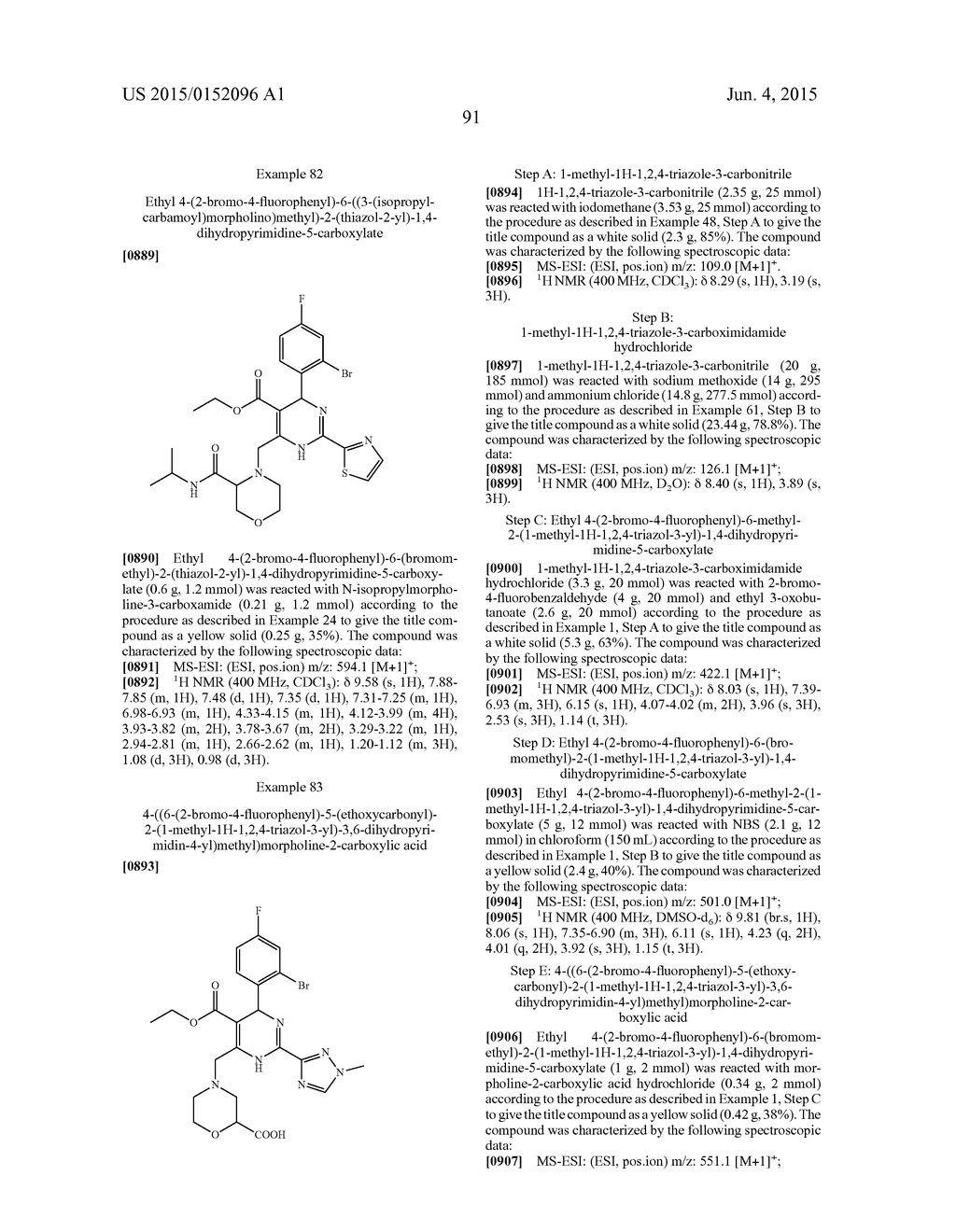 DIHYDROPYRIMIDINE COMPOUNDS AND THEIR APPLICATION IN PHARMACEUTICALS - diagram, schematic, and image 92