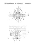 SUSPENSION DEVICE FOR TILTING OXYGEN CONVERTERS AND CONVERTER PROVIDED     WITH SAID SUSPENSION DEVICE diagram and image