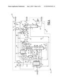 METHOD FOR PRODUCING A TREATED NATURAL GAS, A CUT RICH IN C3+ HYDROCARBONS     AND OPTIONALLY AN ETHANE-RICH STREAM, AND ASSOCIATED FACILITY diagram and image