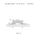 METHOD FOR MANUFACTURING LED DEVICE WITH STRUCTURE FOR PRECISELY LOCATING     LEDS THEREON diagram and image