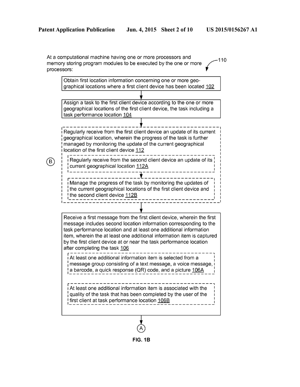 METHODS AND SYSTEMS FOR MANAGING A TASK BASED ON GEOGRAPHICAL LOCATIONS - diagram, schematic, and image 03