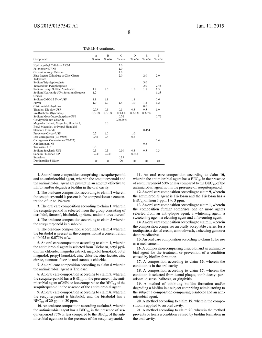 ORAL CARE COMPOSITION - diagram, schematic, and image 15