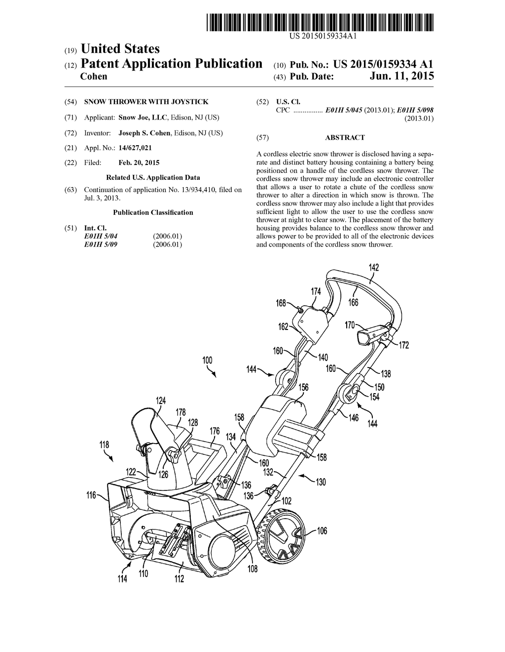 SNOW THROWER WITH JOYSTICK - diagram, schematic, and image 01