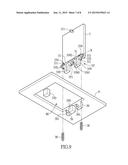 ASSEMBLY HAVING LIFTABLE LID AND MOVABLE HINGE MODULE THEREOF diagram and image