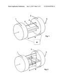 SHAFT ARRANGEMENT AND METHOD FOR RELAYING TORQUES ACTING AROUND A     ROTATIONAL AXIS diagram and image