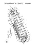 DEVELOPING CARTRIDGES WITH FIXED PROTRUSIONS AND MANUFACTURING METHOD     THEREOF diagram and image