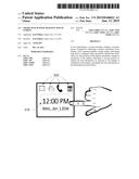 Smart Watch with Adaptive Touch Screen diagram and image