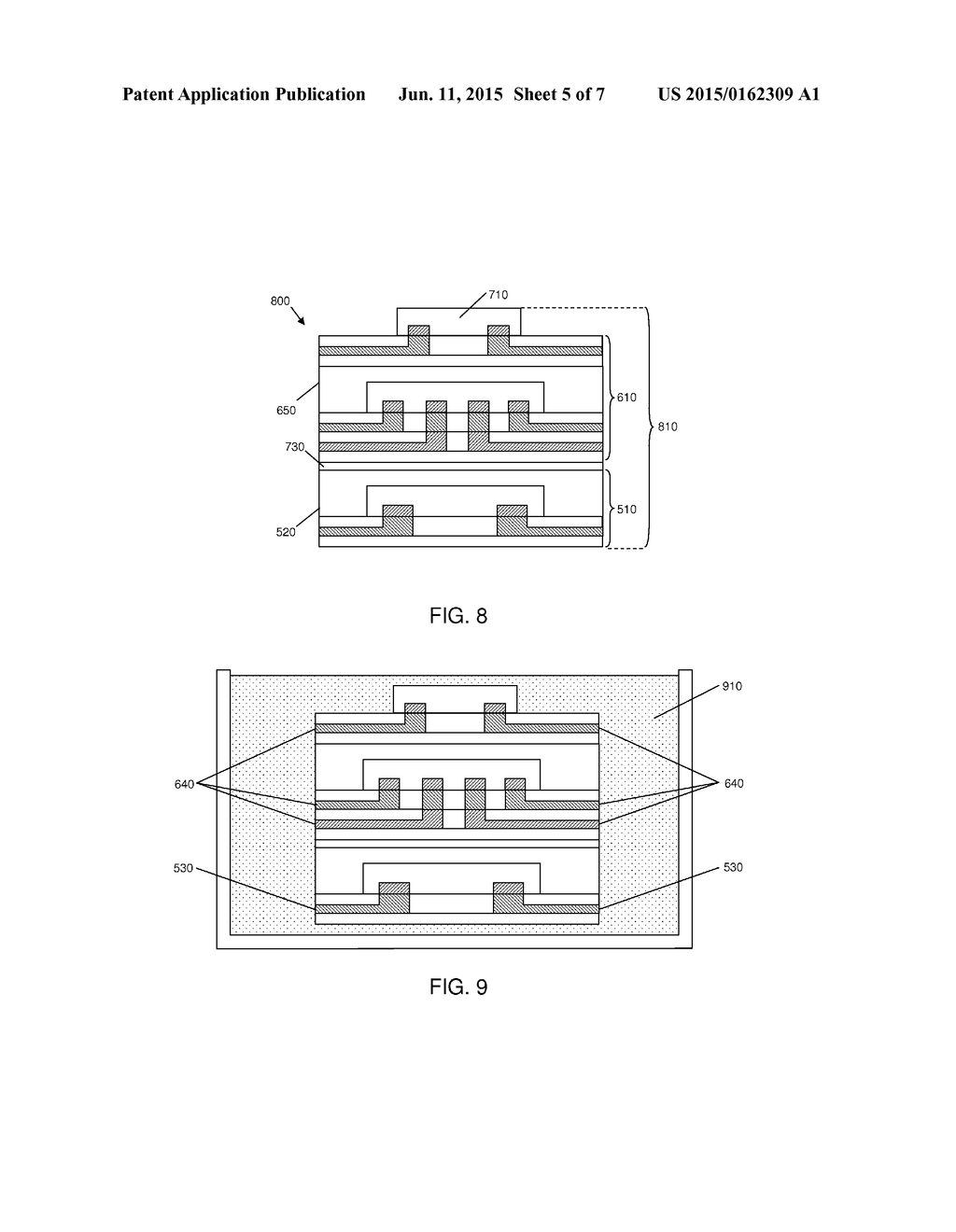 DEVICES AND STACKED MICROELECTRONIC PACKAGES WITH PACKAGE SURFACE     CONDUCTORS AND METHODS OF THEIR FABRICATION - diagram, schematic, and image 06