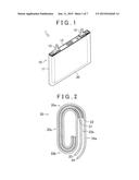 METHOD OF MANUFACTURING FLAT-TYPE NON-AQUEOUS SECONDARY BATTERY diagram and image