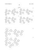 FLUORESCENCE AND DELAYED FLUORESCENCE-TYPE ORGANIC LIGHT-EMITTING MATERIAL     AND ELEMENT diagram and image