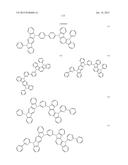 FLUORESCENCE AND DELAYED FLUORESCENCE-TYPE ORGANIC LIGHT-EMITTING MATERIAL     AND ELEMENT diagram and image