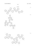 FLUORESCENCE AND DELAYED FLUORESCENCE-TYPE ORGANIC LIGHT-EMITTING MATERIAL     AND ELEMENT diagram and image