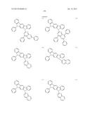 FLUORESCENCE AND DELAYED FLUORESCENCE-TYPE ORGANIC LIGHT-EMITTING MATERIAL     AND ELEMENT diagram and image