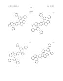 FLUORESCENCE AND DELAYED FLUORESCENCE-TYPE ORGANIC LIGHT-EMITTING MATERIAL     AND ELEMENT diagram and image