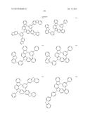 FLUORESCENCE AND DELAYED FLUORESCENCE-TYPE ORGANIC LIGHT-EMITTING MATERIAL     AND ELEMENT diagram and image