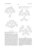 FLUORESCENCE AND DELAYED FLUORESCENCE-TYPE ORGANIC LIGHT-EMITTING MATERIAL     AND ELEMENT diagram and image