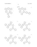 FLUORESCENCE AND DELAYED FLUORESCENCE-TYPE ORGANIC LIGHT-EMITTING MATERIAL     AND ELEMENT diagram and image