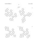 FLUORESCENCE AND DELAYED FLUORESCENCE-TYPE ORGANIC LIGHT-EMITTING MATERIAL     AND ELEMENT diagram and image