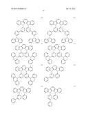 FLUORESCENCE AND DELAYED FLUORESCENCE-TYPE ORGANIC LIGHT-EMITTING MATERIAL     AND ELEMENT diagram and image