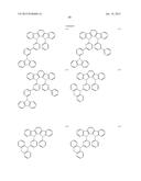 FLUORESCENCE AND DELAYED FLUORESCENCE-TYPE ORGANIC LIGHT-EMITTING MATERIAL     AND ELEMENT diagram and image