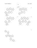 FLUORESCENCE AND DELAYED FLUORESCENCE-TYPE ORGANIC LIGHT-EMITTING MATERIAL     AND ELEMENT diagram and image