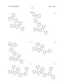 FLUORESCENCE AND DELAYED FLUORESCENCE-TYPE ORGANIC LIGHT-EMITTING MATERIAL     AND ELEMENT diagram and image