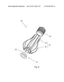 LENS, OMNIDIRECTIONAL ILLUMINATION DEVICE AND RETROFIT LAMP INCLUDING THE     LENS diagram and image