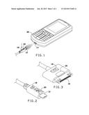 CONNECTOR FOR CHARGING AN ELECTRONIC DEVICE HAVING BUILT-IN ILLUMINATION diagram and image