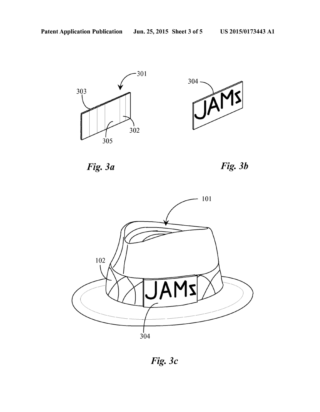 Portable Hat Band Indicia - diagram, schematic, and image 04