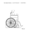 DEVICES FOR ENABLING MOVEMENT OF A WHEELCHAIR ON STAIRS AND A WHEELCHAIR     INCLUDING THE DEVICES diagram and image