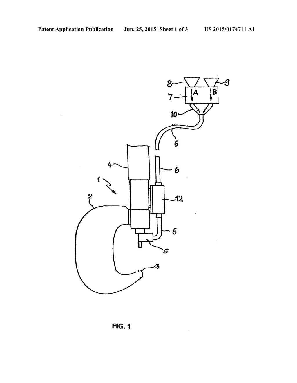 METHOD AND DEVICE FOR SUPPLY OF CONNECTING ELEMENTS TO A PROCESSING     APPARATUS - diagram, schematic, and image 02