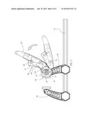 Bar clamp having a ratchet mechanism for fastening a clamped work piece diagram and image