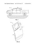 VEHICLE DOOR STRUCTURE diagram and image