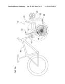 CART FOR USE WITH PEDAL-CYCLE OR OTHER TILT-CORNERING VEHICLE diagram and image