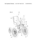 CART FOR USE WITH PEDAL-CYCLE OR OTHER TILT-CORNERING VEHICLE diagram and image