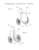 CART FOR USE WITH PEDAL-CYCLE OR OTHER TILT-CORNERING VEHICLE diagram and image