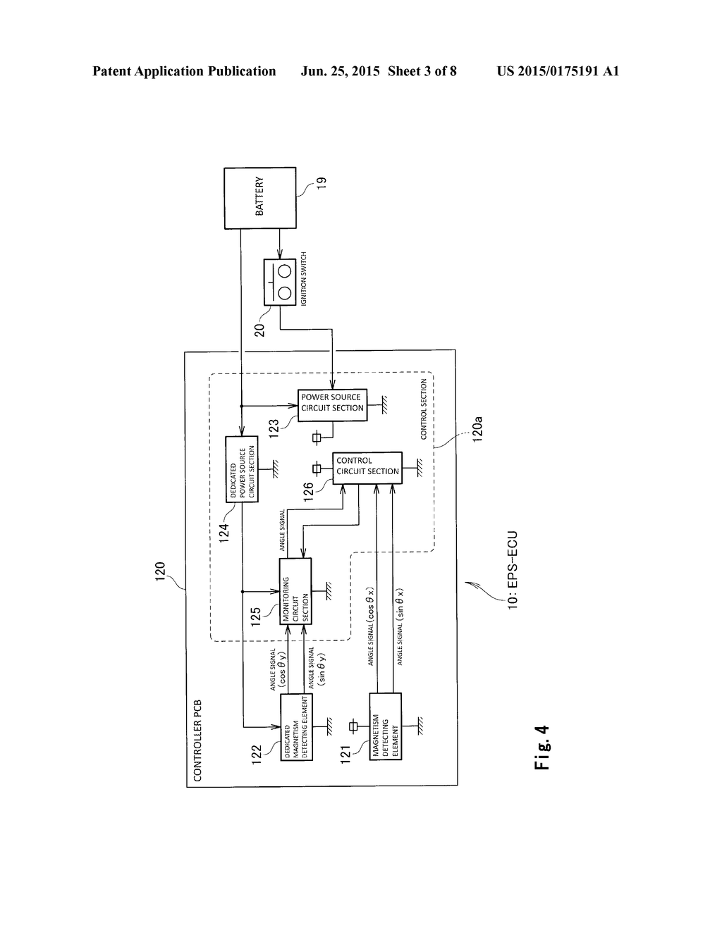 ELECTRONIC CONTROL UNIT FOR ELECTRIC POWER STEERING - diagram, schematic, and image 04