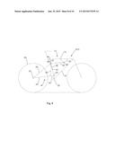 Bicycle Frame Rear suspension with Flexing Frame Segment diagram and image