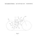 Bicycle Frame Rear suspension with Flexing Frame Segment diagram and image