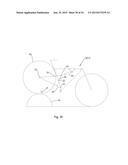 Bicycle Frame Rear suspension with Flexing Frame Segment diagram and image