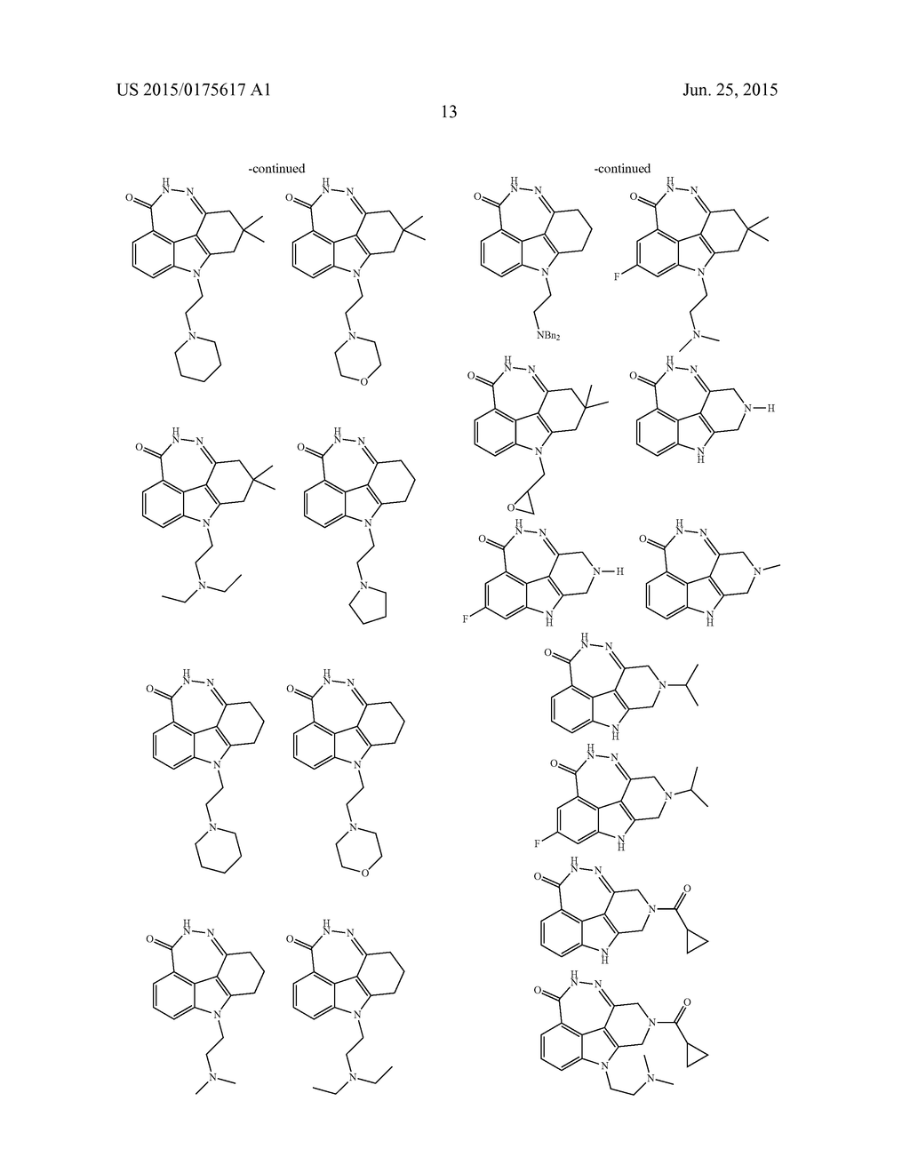 FUSED TETRA OR PENTA-CYCLIC DIHYDRODIAZEPINOCARBAZOLONES AS PARP     INHIBITORS - diagram, schematic, and image 14