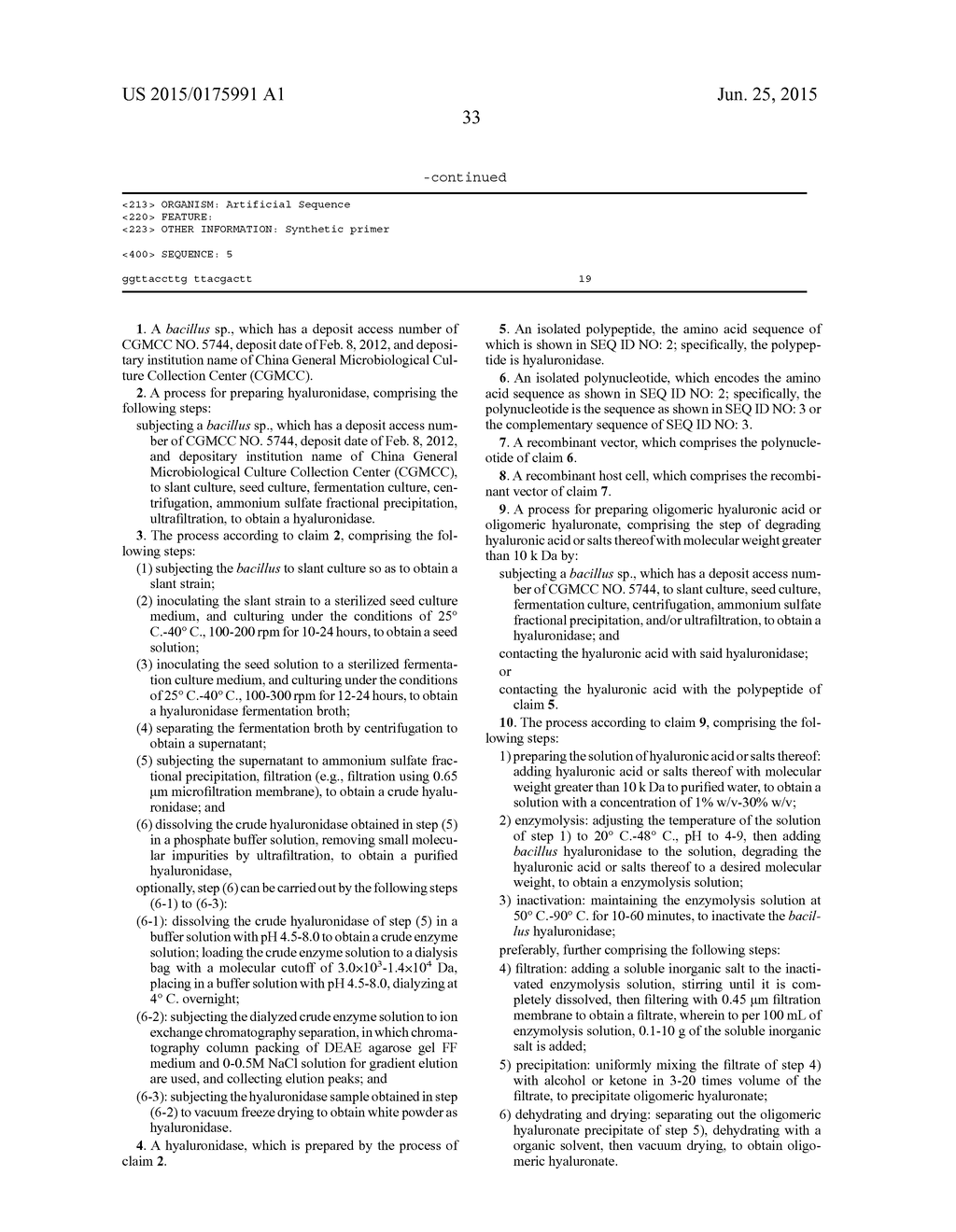 BACILLUS, HYALURONIDASE, AND USES THEREOF - diagram, schematic, and image 45