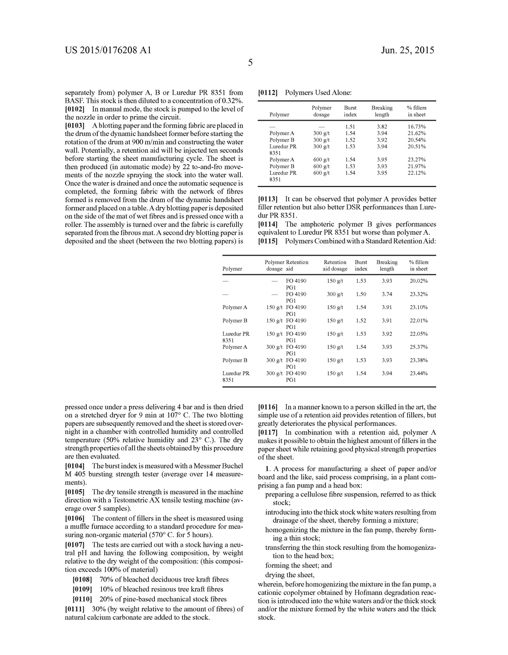 METHOD FOR MANUFACTURING PAPER USING A CATIONIC POLYMER OBTAINED BY     HOFMANN DEGRADATION - diagram, schematic, and image 06